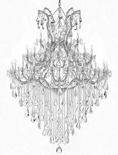 Set of 2-1 Maria Theresa Chandelier Empress Crystal (Tm) Lighting Chandeliers H50" X W37" and 1 Large Foyer/Entryway Maria Theresa Empress Crystal (tm) Chandeliers Lighting! H 72" W 52" - B12/CS/21510/15 1   CS/B13/2756/36 1