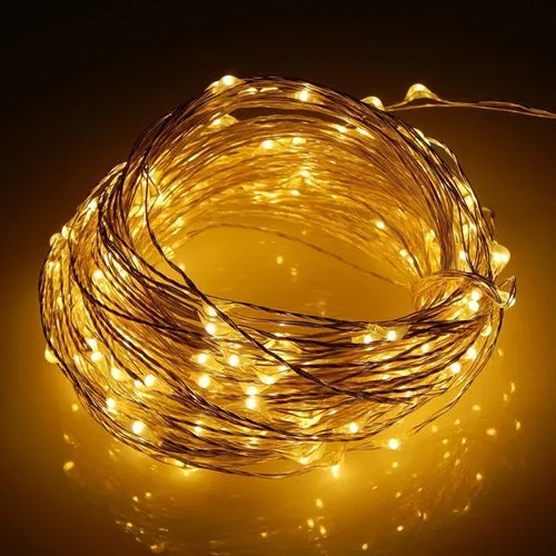 Silver Copper String Fairy Lights - Plug in