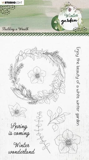 SL Clear Stamp Building A Wreath Winter Garden 105x148x3mm 1 PC nr. 159