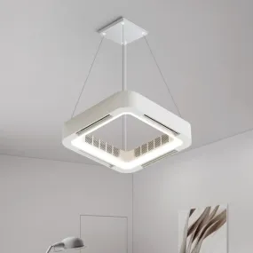 Smart Bladeless Ceiling Fan with LED Light | Golden Atelier