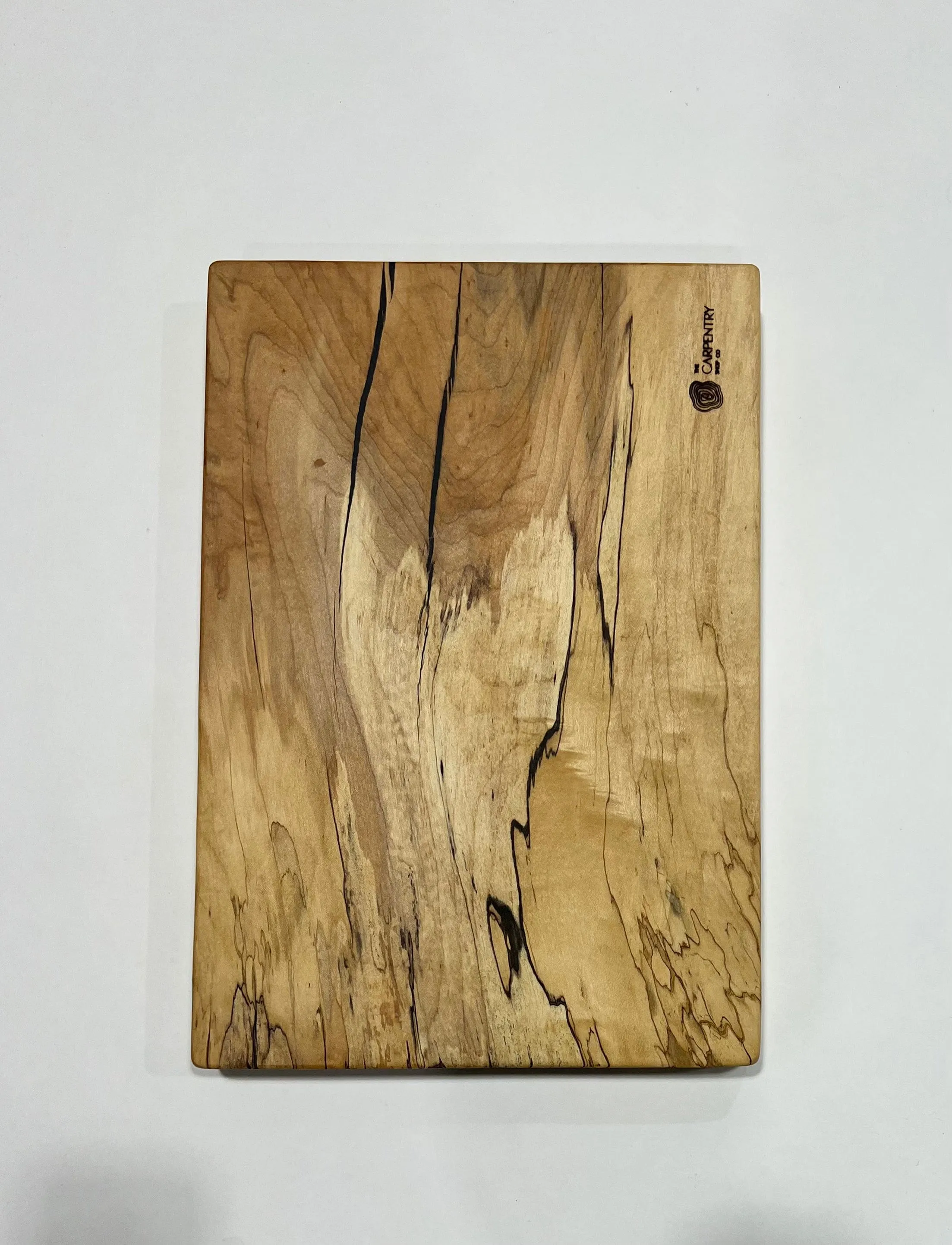 Spalted Maple and Black Epoxy Slab Charcuterie board - 004