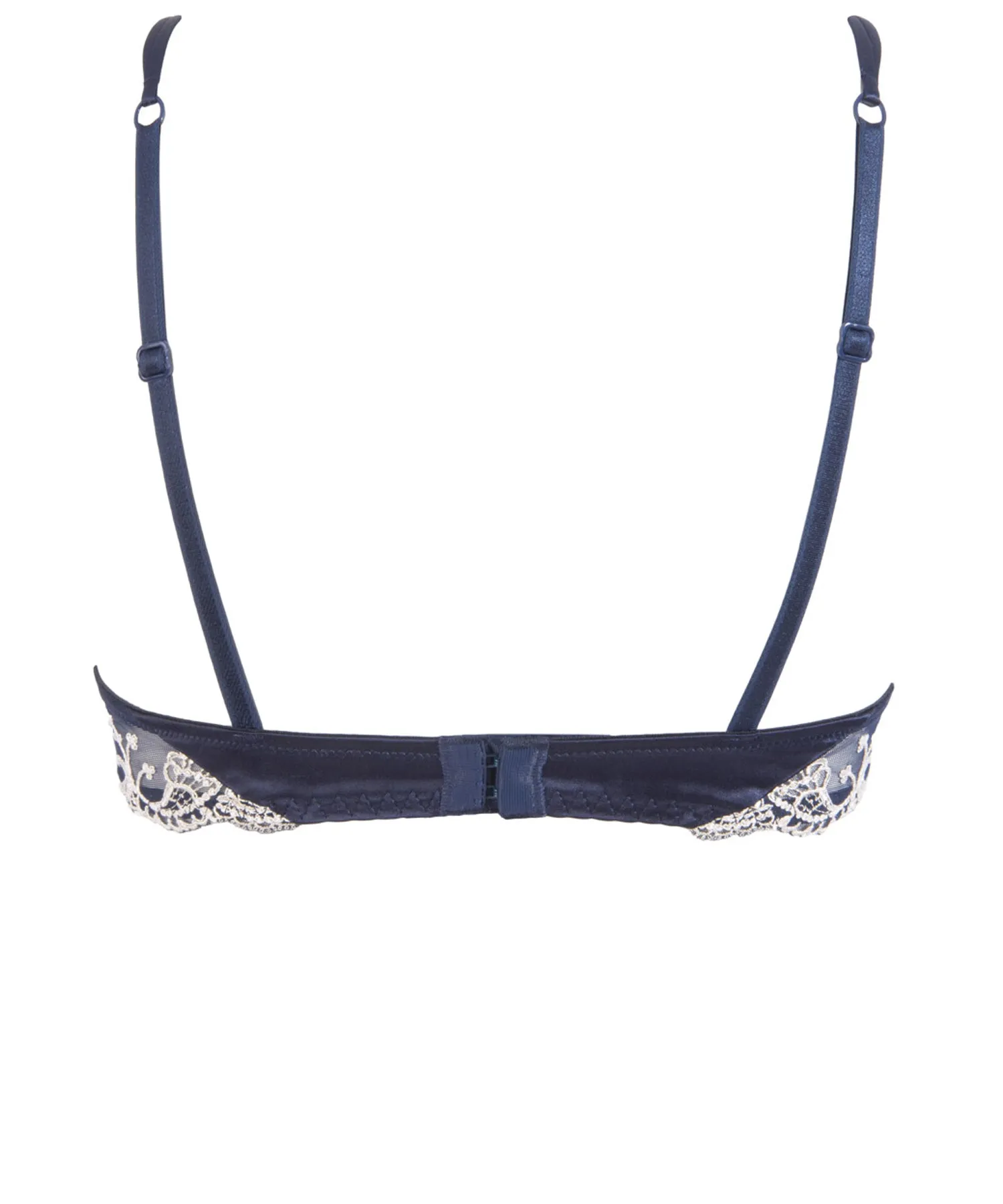 Splendeur Soie Navy Half Cup Bra