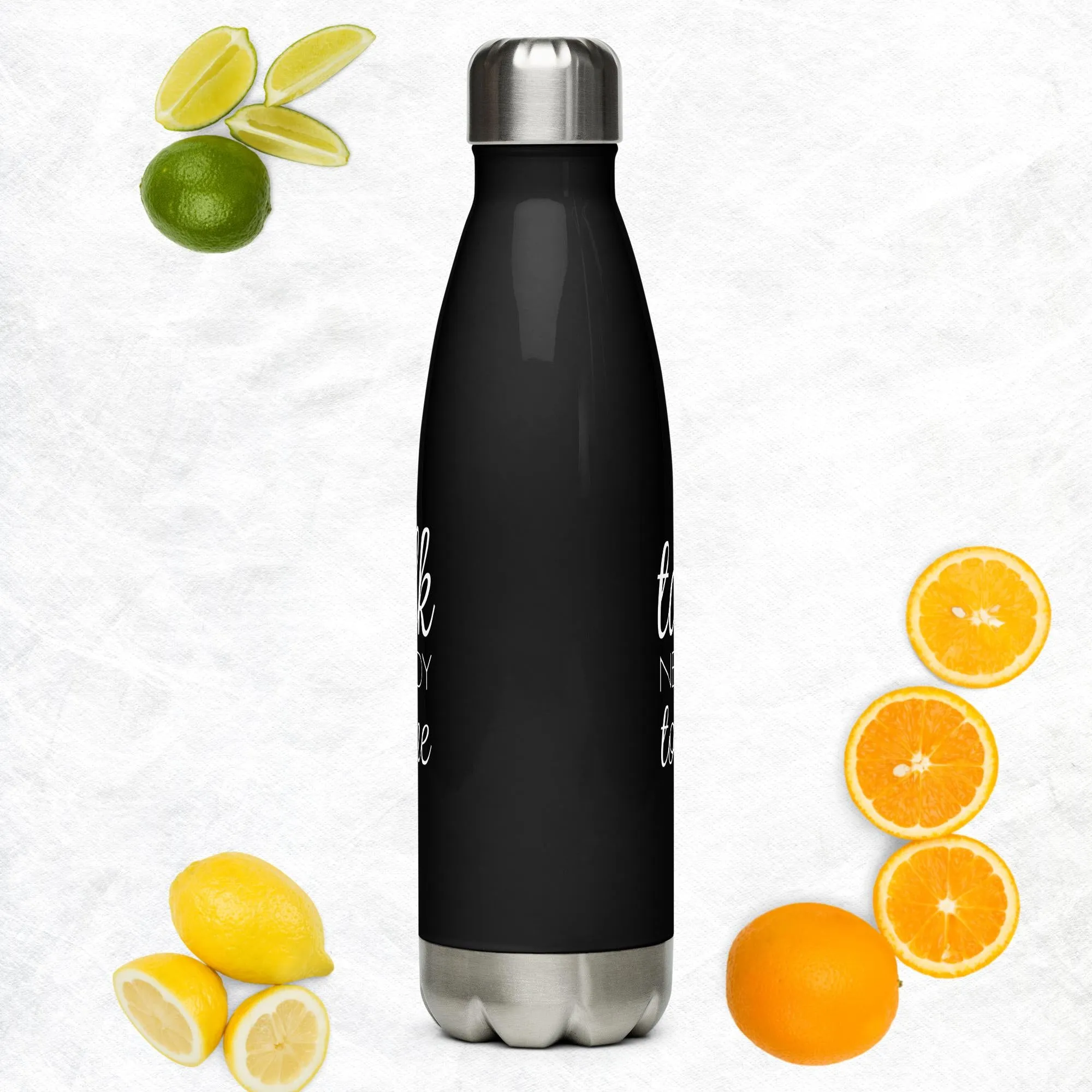 Stainless steel water bottle - talk NERDY to me