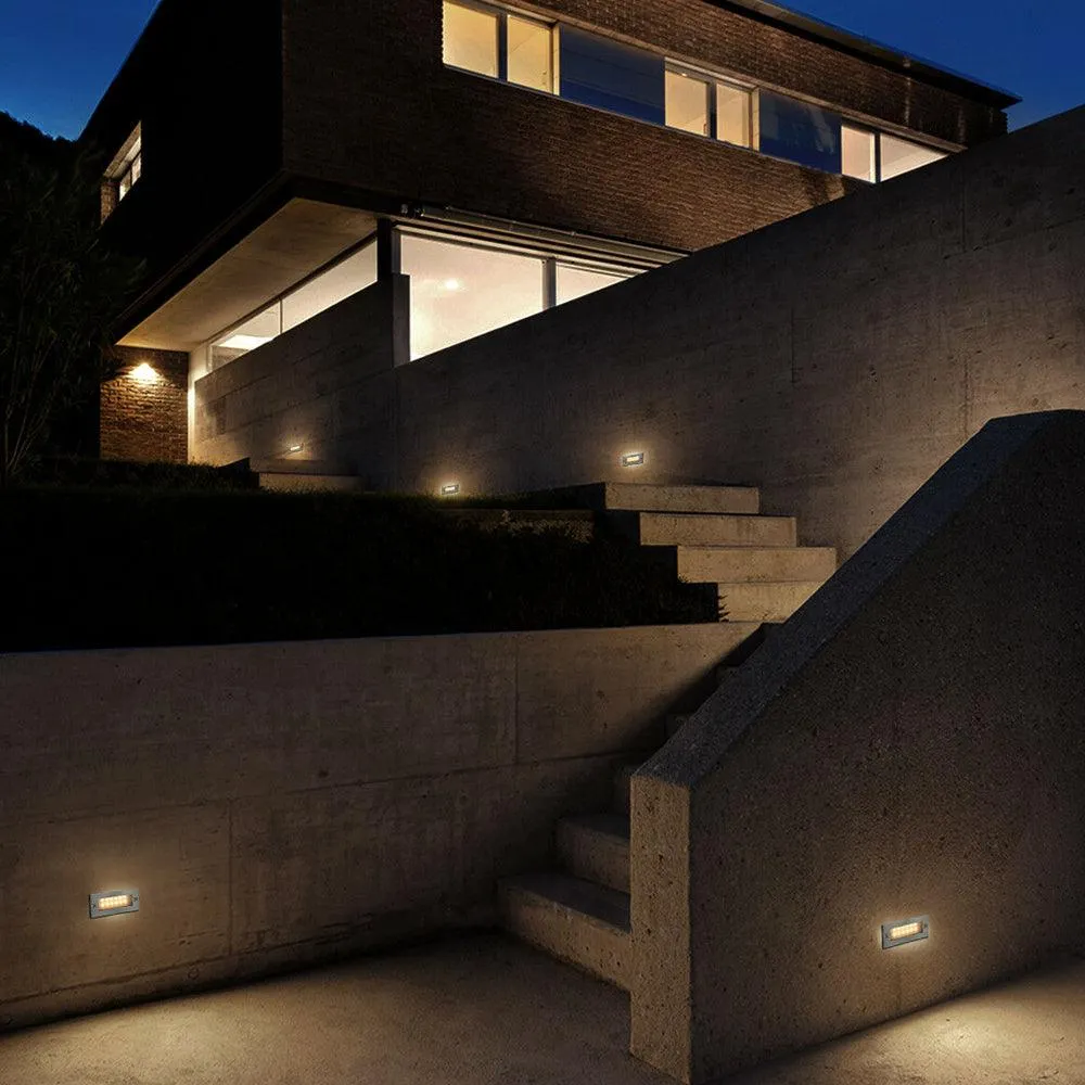 STS02 Outdoor Recessed Brick Wall Light LED Step/ Stair Lighting Fixture