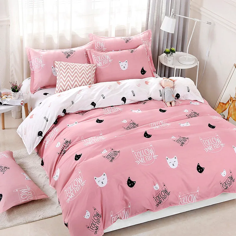 Three-piece Cotton Sheet Duvet Cover