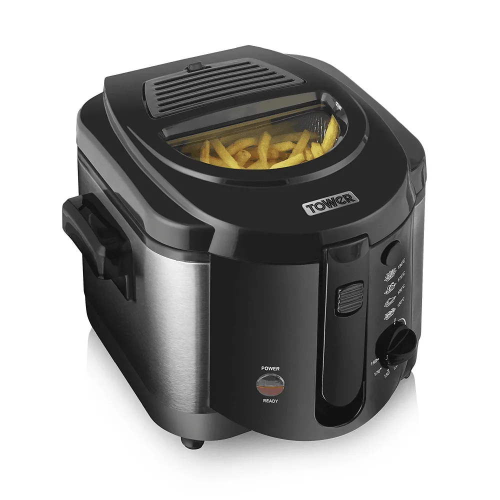 Tower 2L Deep Fat Fryer - Black