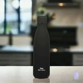 Typo Rubber Metal Water Bottle (500 ml)