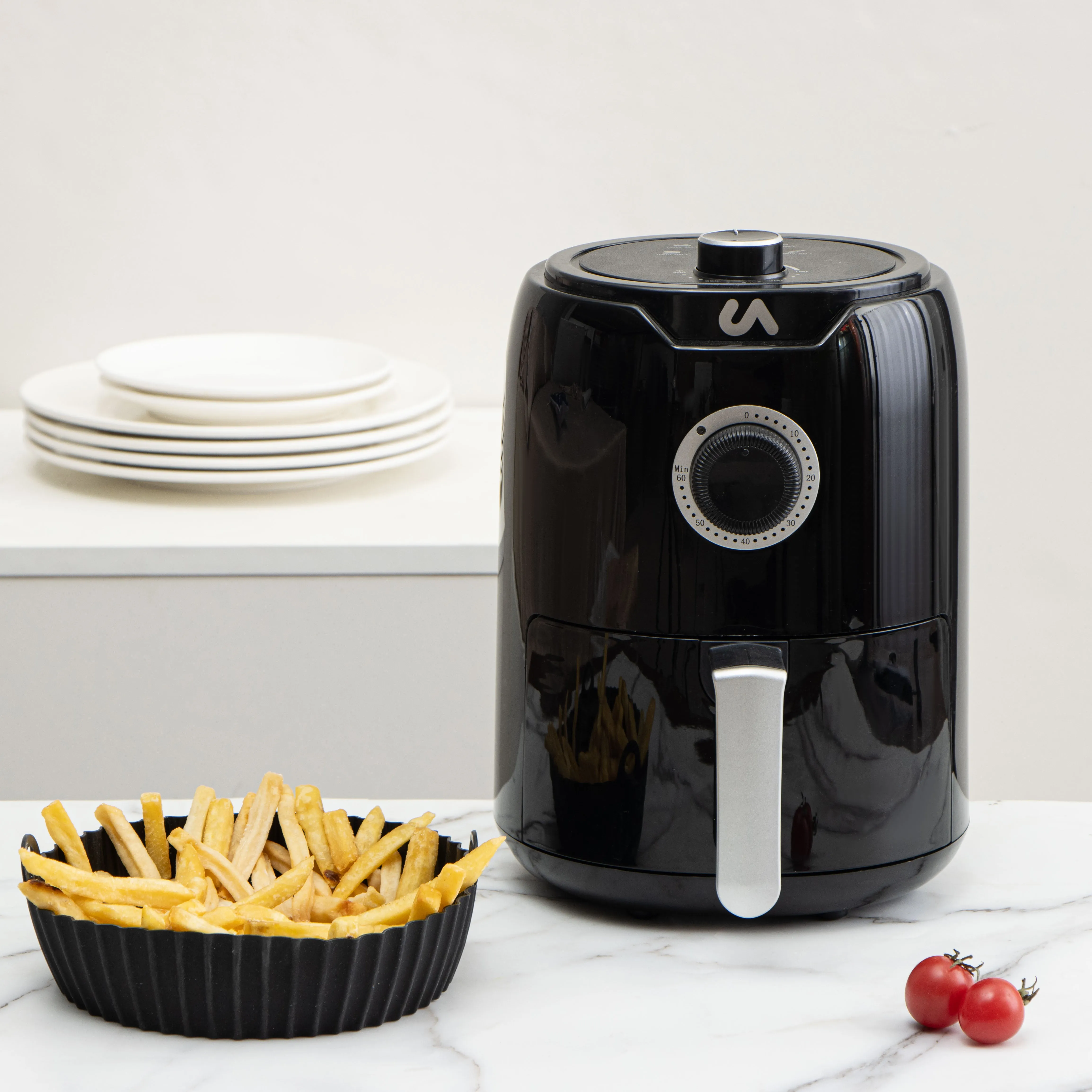 Uber Appliance Air Fryer Mini PFOA/PTFE Free Ceramic non stick - 2Qt