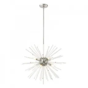 UTOPIA 8 LIGHT CRYSTAL SPUTNIK CHANDELIER