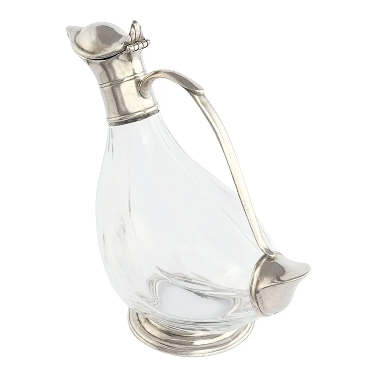 Vagabond House Pewter Duck Wine Decanter