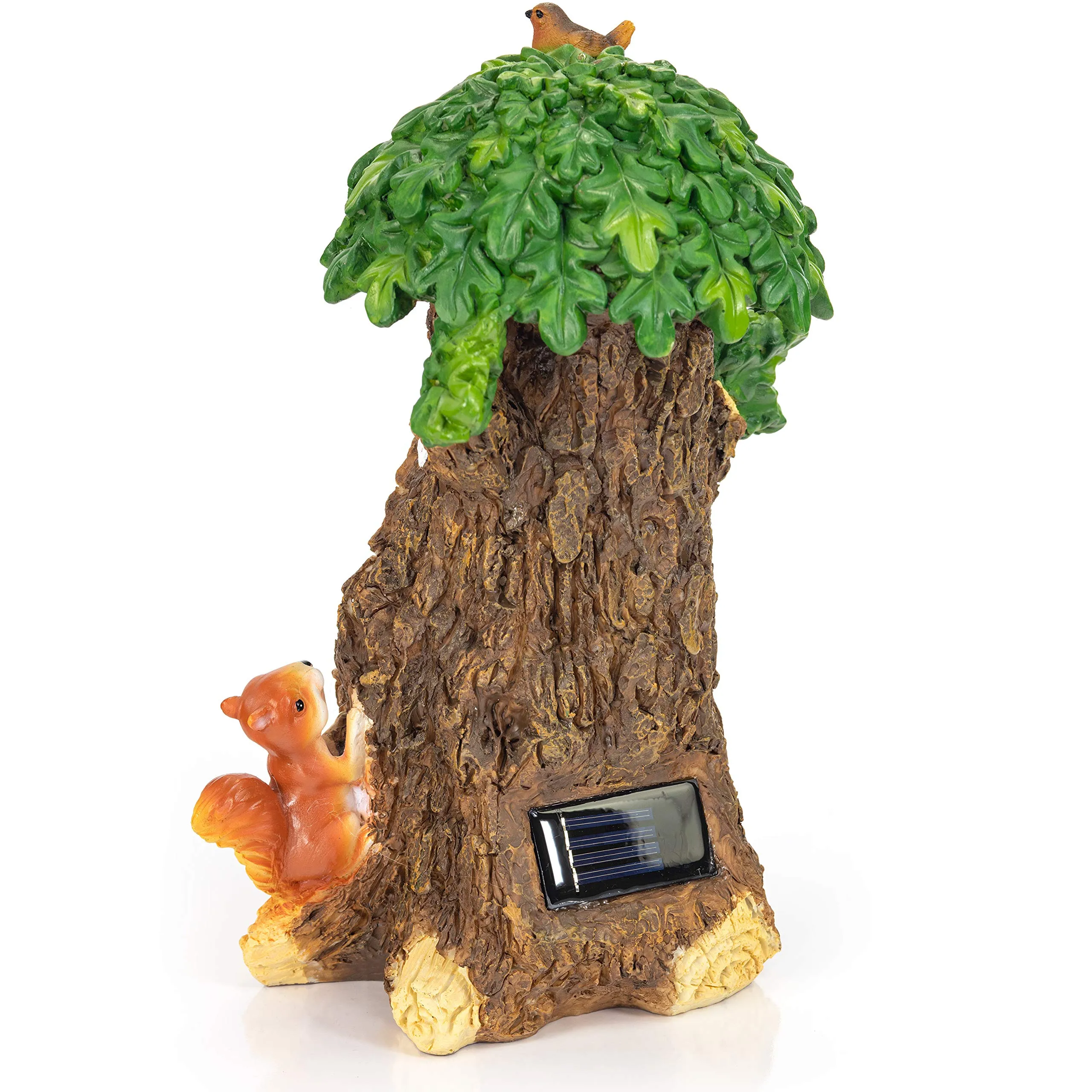 VP Home Nutty Squirrels Treehouse Solar Powered LED Outdoor Decor Garden