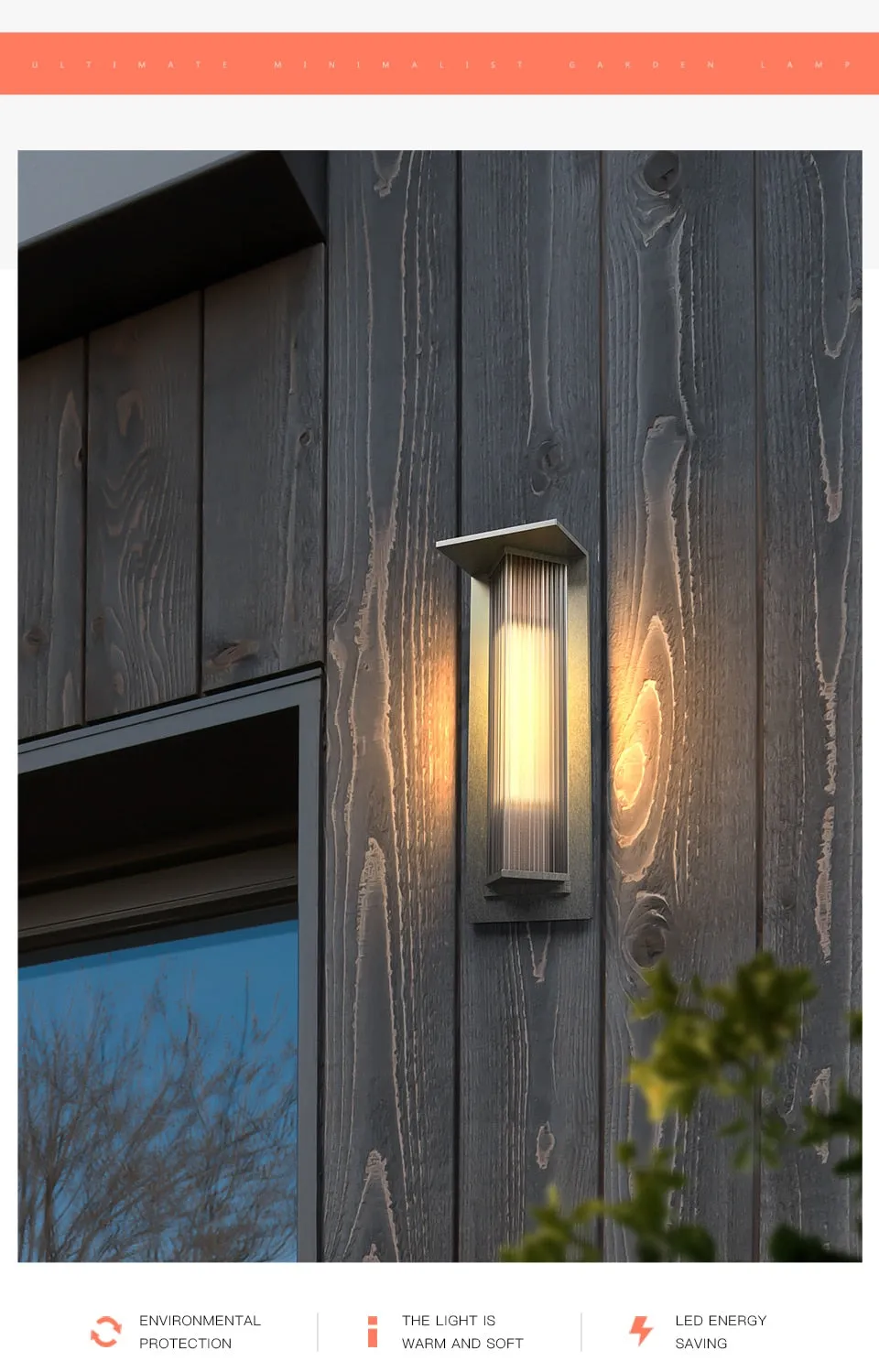 VZ Kari - Solar Garden IP65 Waterproof Porch Light Villa Loft Balcony