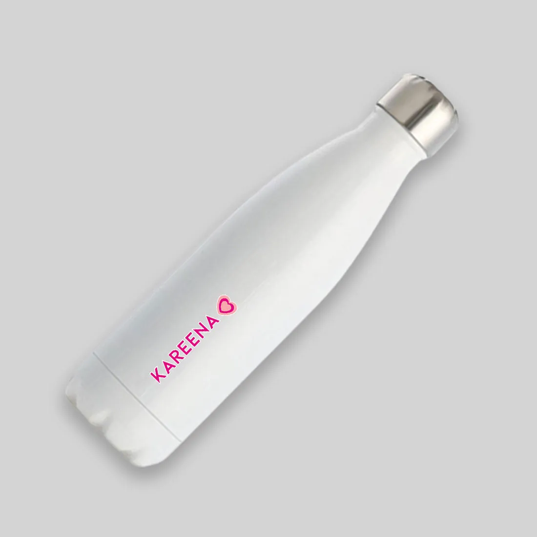 Water Bottle with Name Printed - Stainless Steel Insulated Water Bottles 500ml