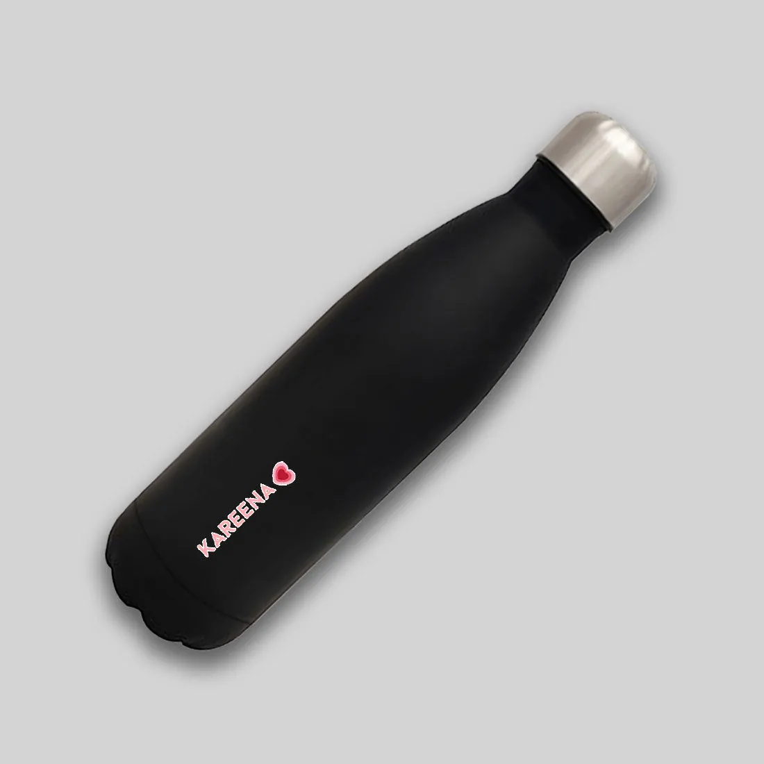 Water Bottle with Name Printed - Stainless Steel Insulated Water Bottles 500ml