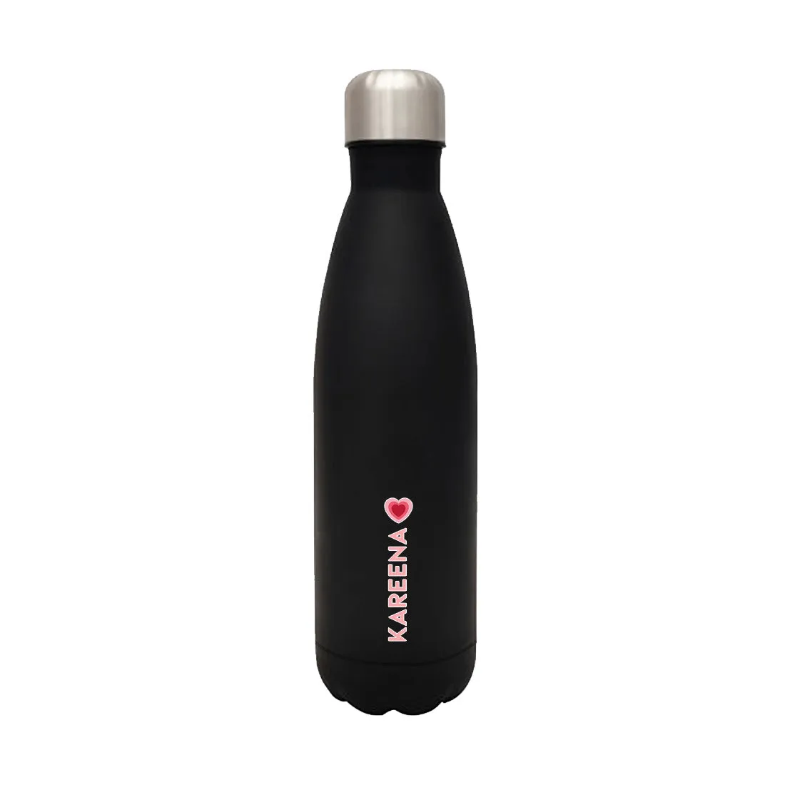 Water Bottle with Name Printed - Stainless Steel Insulated Water Bottles 500ml