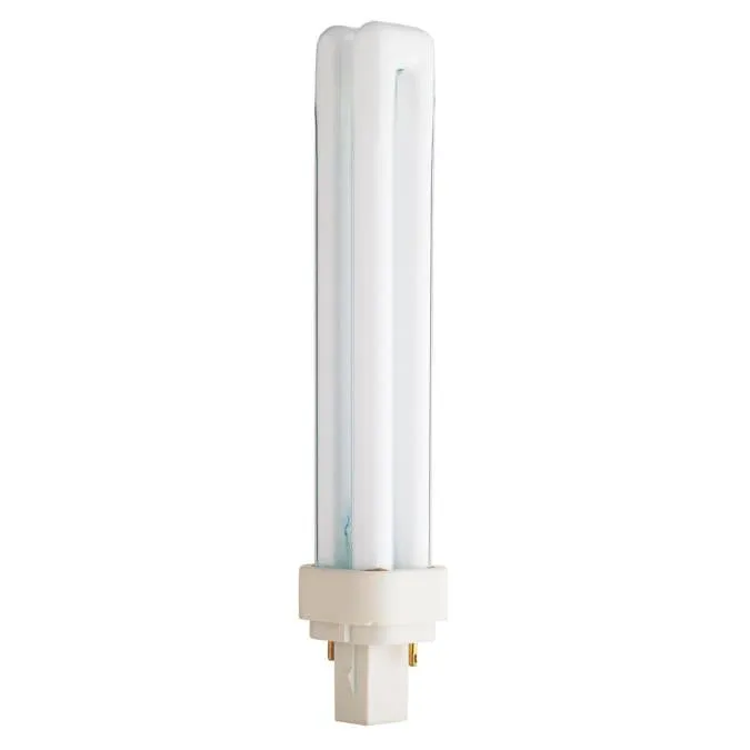 Westinghouse 0612100 26 Watt Compact Fluorescent Double Twin Pin-Based Tube - 3500 Kelvin - Cool White - 1500 Lumens - G24d-3 Base - Box