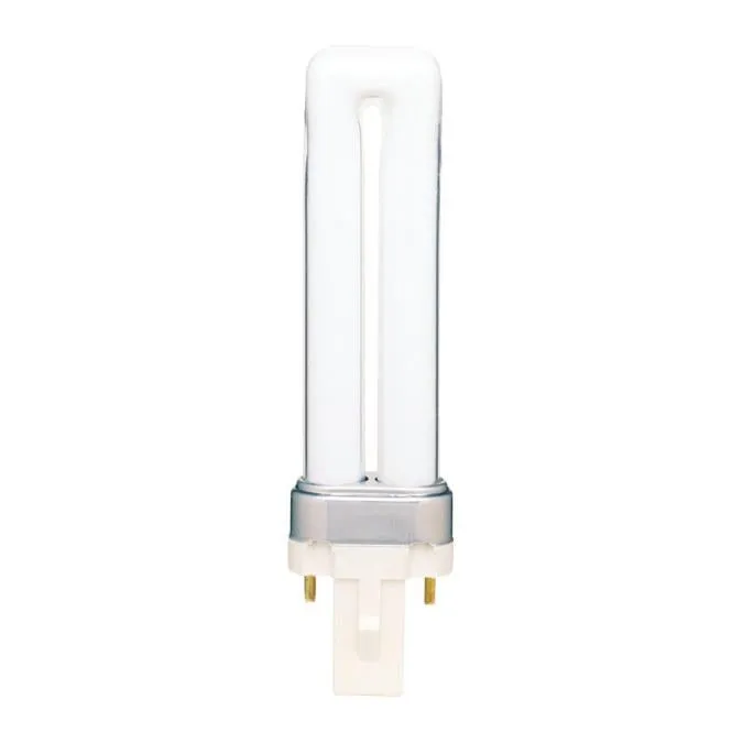 Westinghouse 3737300 7 Watt Compact Fluorescent Single Twin Pin-Based Tube - 2700 Kelvin - Warm White - 400 Lumens - G23-G23 Base - Card