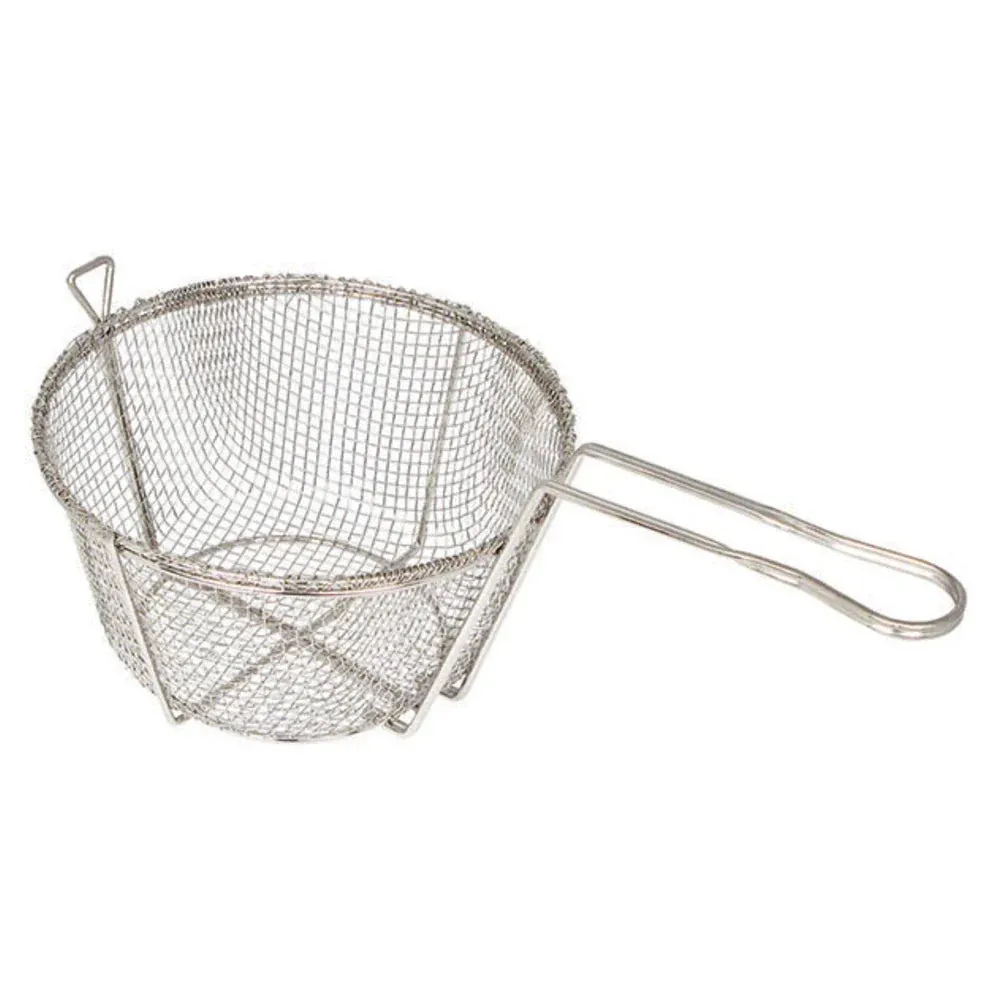 Winco FBR-8 Fry Basket, Wire, 8-1/2"Dia x 4-1/4"H