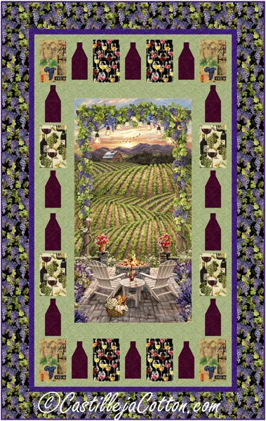 Wine Country Quilt Pattern CJC-59261w  - Wholesale Product