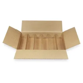 Wine Storage Box Kit - Six (6) Bottle (w/ folding partition)