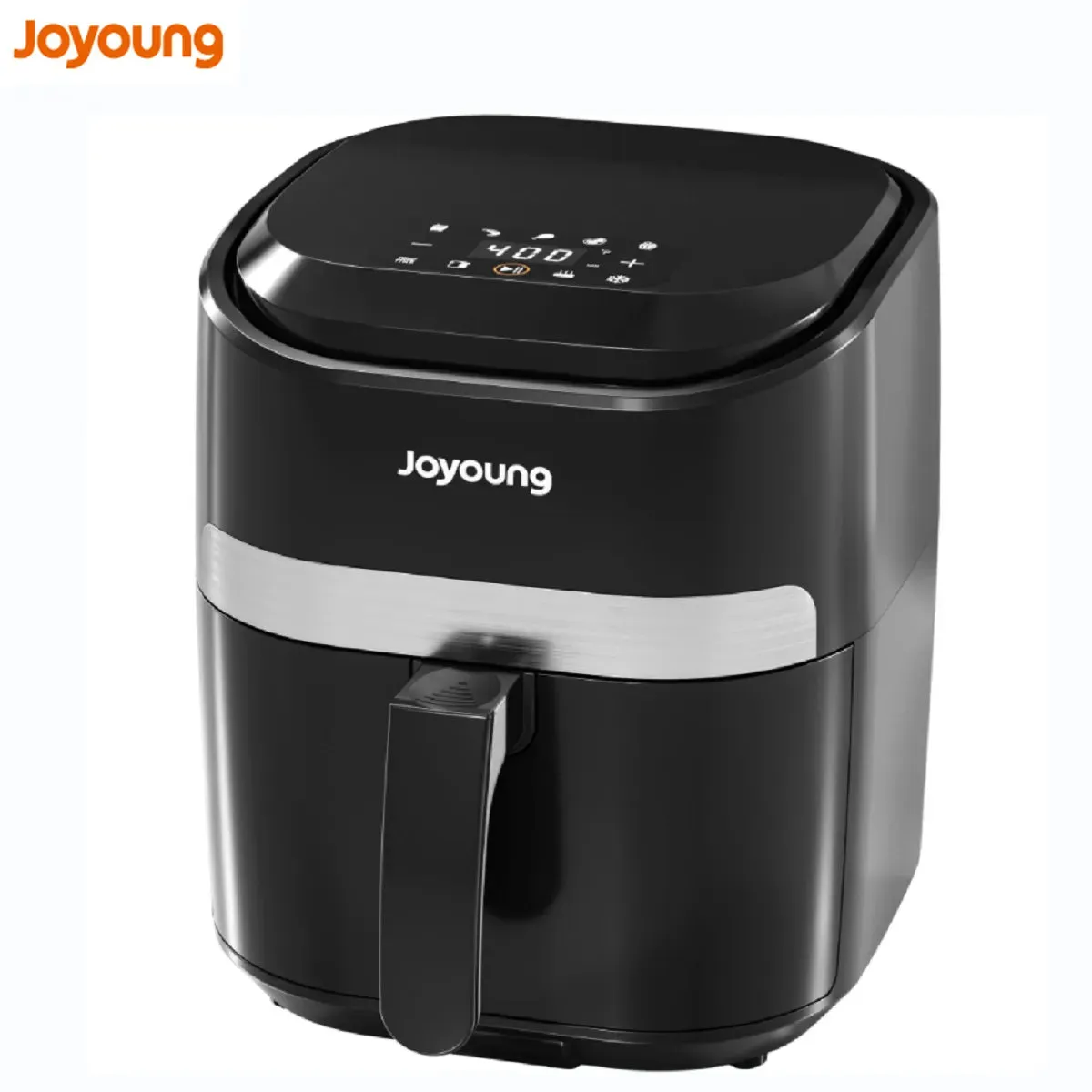 Yoyoung 4.5L Air Fryer with Digital LED Touch Screen and 8 Automatic Programmes - Preheating, Keeping Warm, and Oilless Cooking